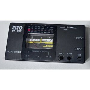 ELTO GT-606 Auto Guitar Tuner Tested Working